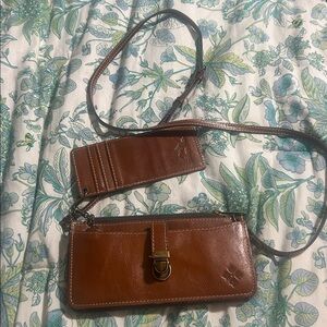 Elegant Brown Leather Crossbody Bag